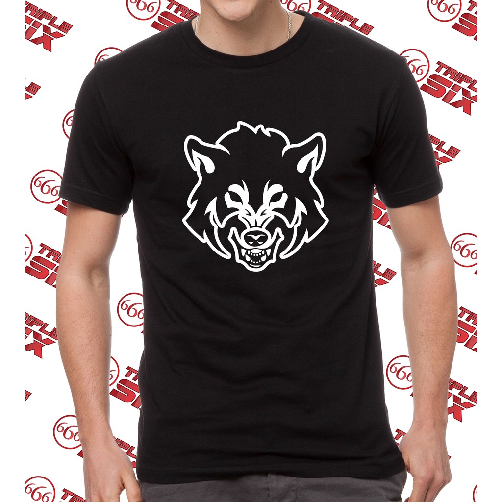 kaos baju tshirt premium desain wolf serigala fox