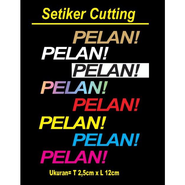 setiker pelan!