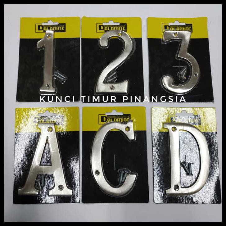 nomor dan huruf rumah murah/angka rumah/abjad rumah pagar