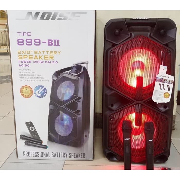 Speaker Portable Meeting 2x10"inch Noise 899-BII