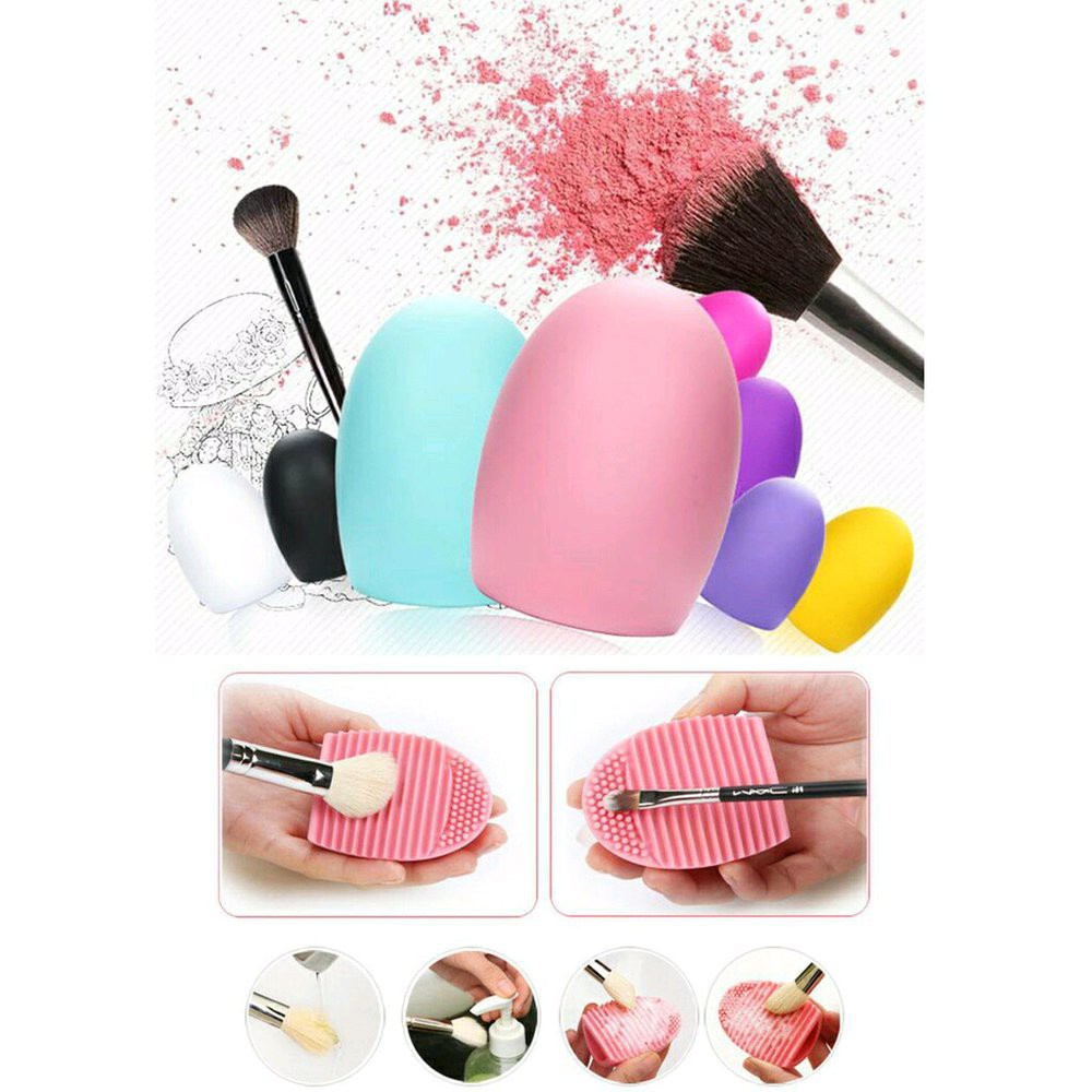 BRUSH EGG / ALAT PERBERSIH  BRUSH MAKE UP /KUAS MAKE UP