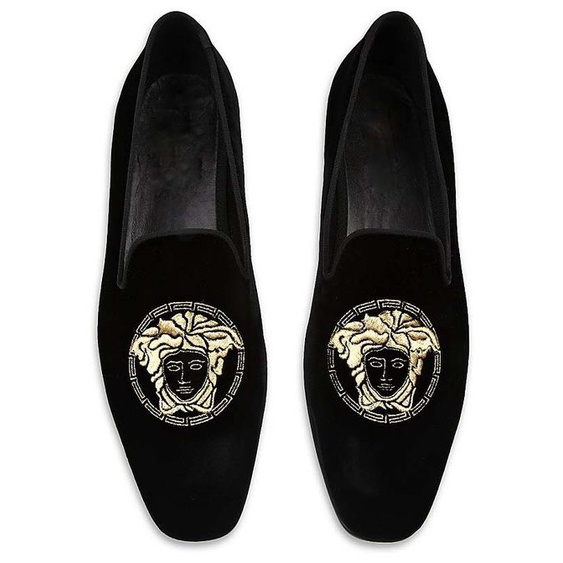 SEPATU VERSACE PRIA SLIP ON SEPATU SANTAI