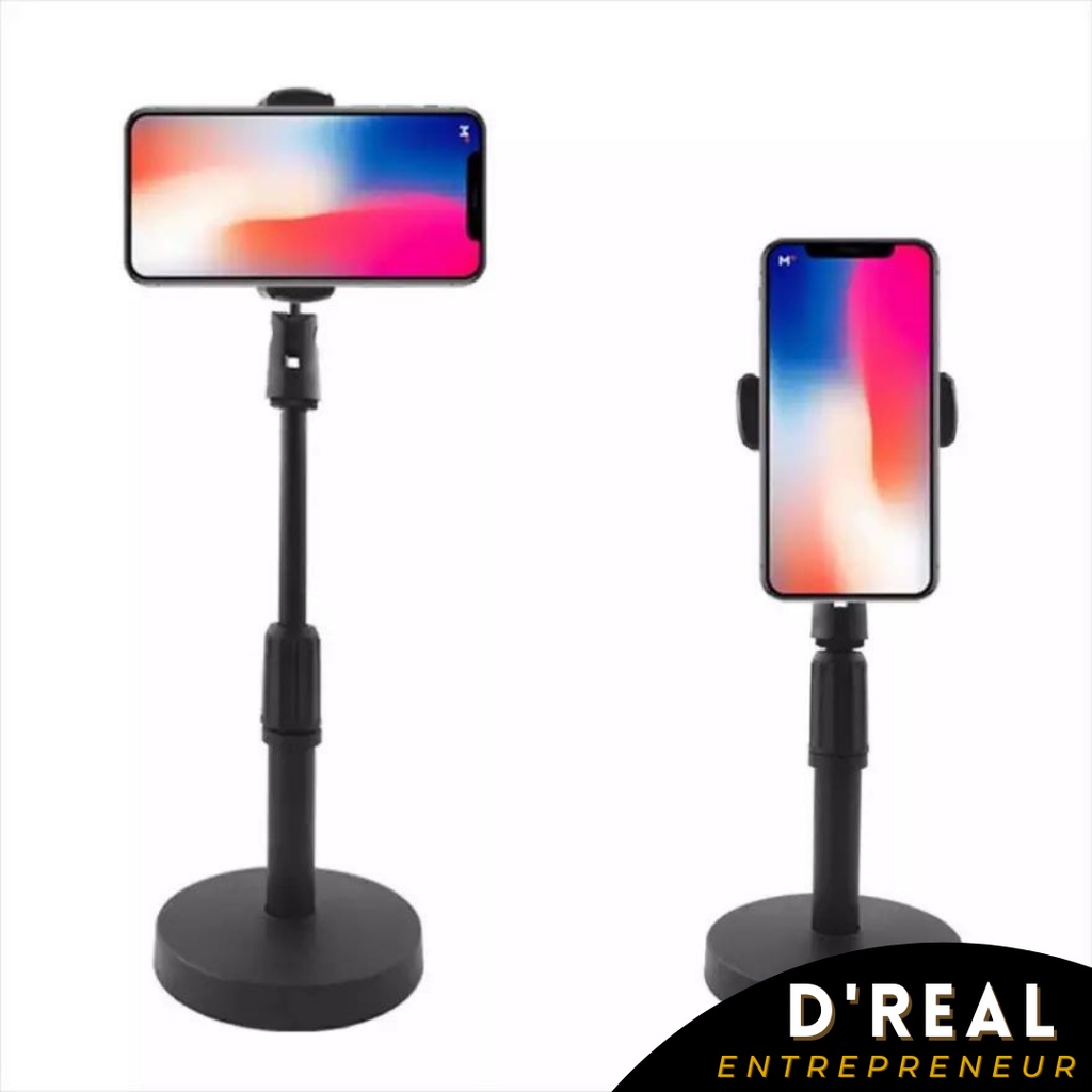 Stand Holder HP Handphone Penyangga Broadcasting Putar 360 Desktop HD-25