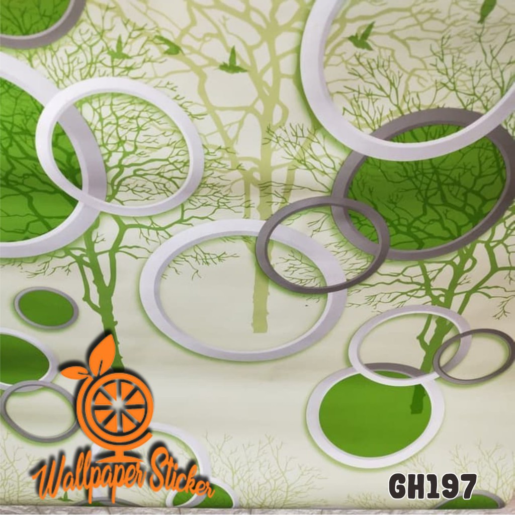 Wallstiker Wallpaper Dinding 3D Wallpaper Stiker Dinding Kamar Tidur Wallpaper Dinding Shabby 45cmx10meter-GH197