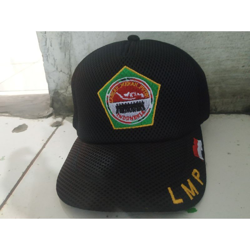 TOPI JARING LMPI / TOPI LASKAR MERAH PUTIH INDONESIA