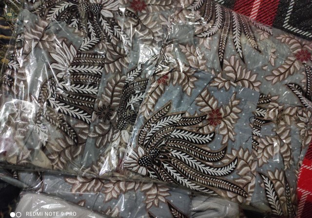 Tey-17 Batik Wanita Asj Sa Hrb026 Kenongo Kemeja Tosca Pendek