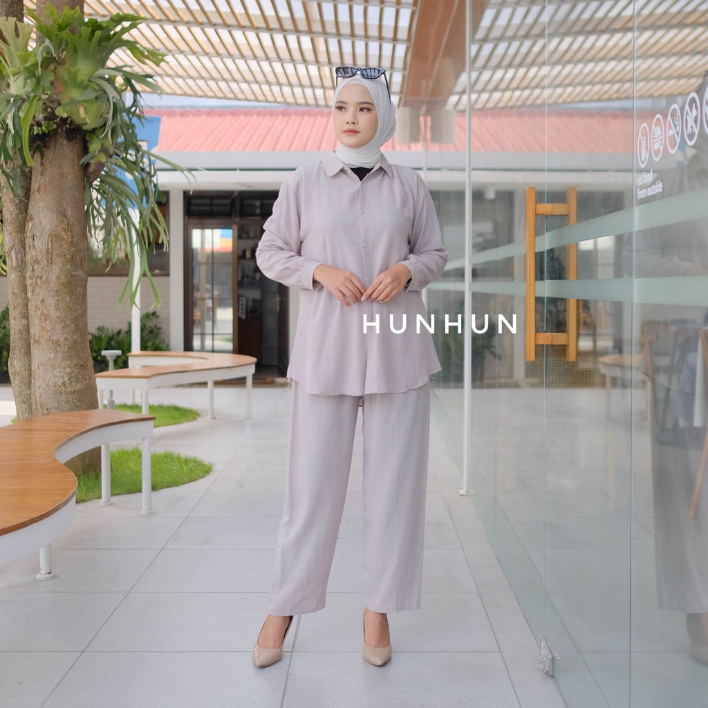 Setelan Wanita Rayon Crincle Crinkle Pajamas Piyama Setcel One Set Premium Terbaru Selebgram Setelan Rayon Daily One Set Baju Setelan Wanita One Set Crincle Busui Setelan Polos Rayon BELLE ONE SET Pusatgrosir_solo