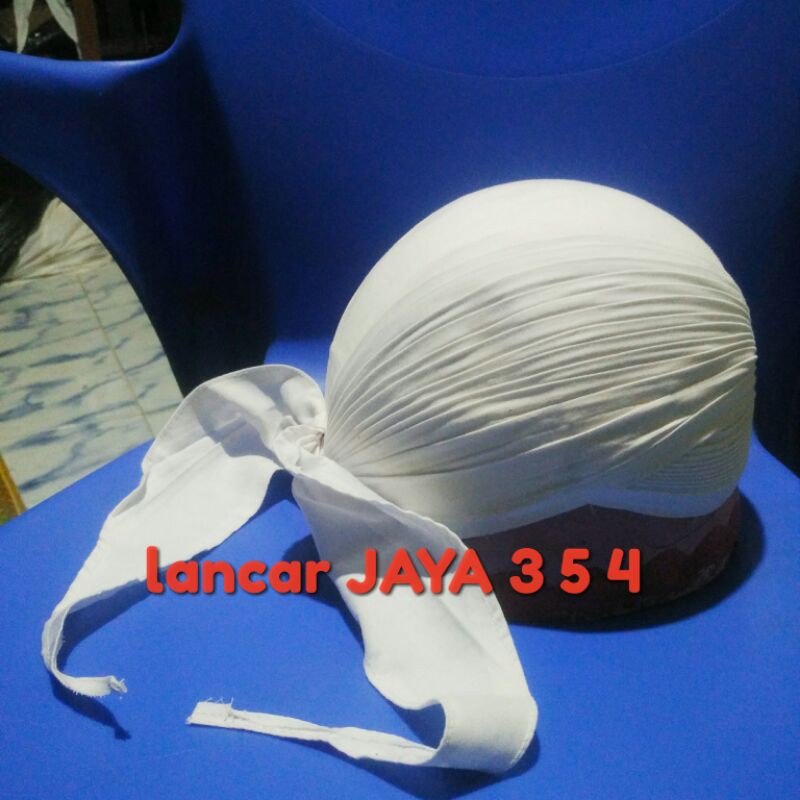 blangkon sunan Kalijaga putih