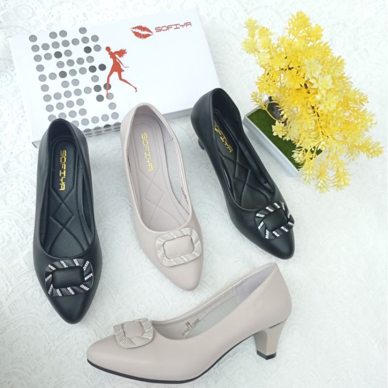 Sofiya Sepatu pantopel wanita sepatu kerja import shoes 1985-2