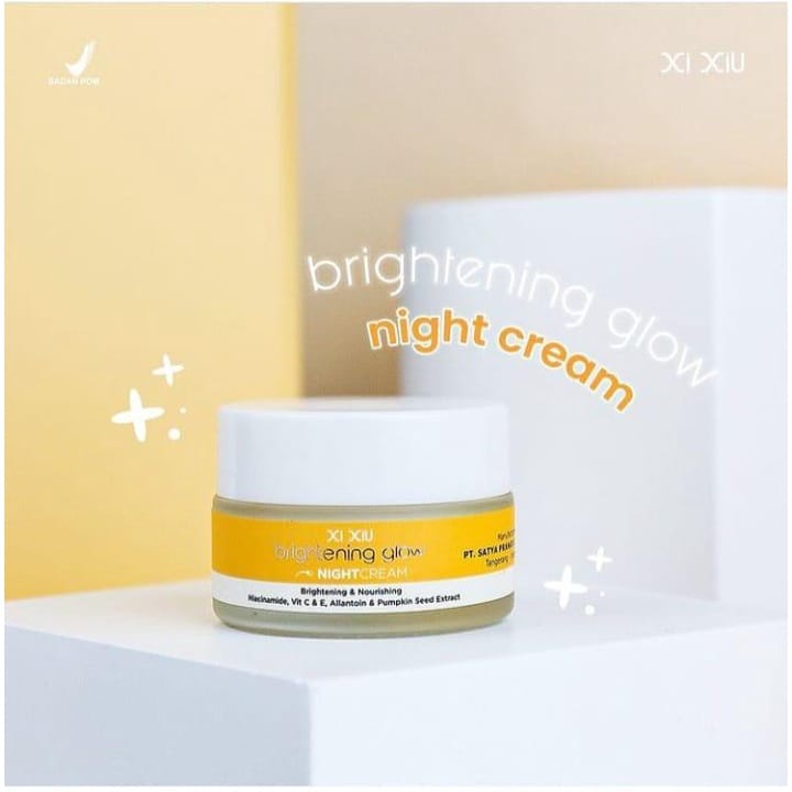 XI XIU BRIGHTENING GLOW SERIES SERUM / DAY CREAM / NIGHT CREAM XIXIU