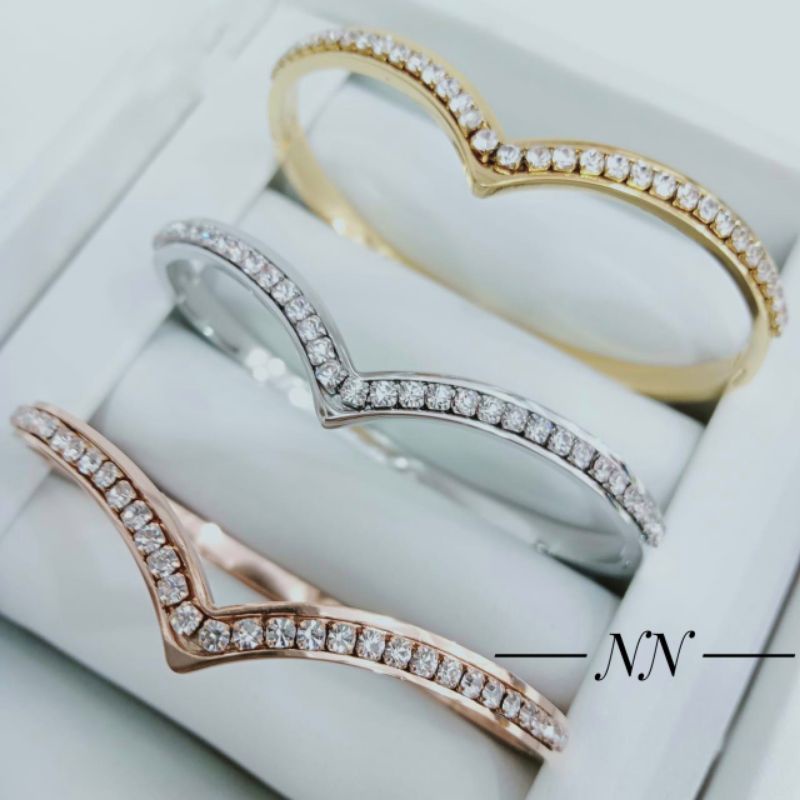 Titanium gelang cincin fuji cantik kekinian LL31052212