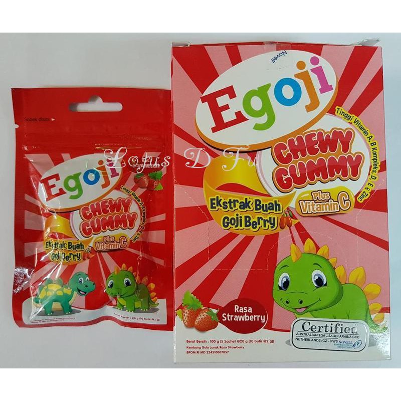 

Egoji Gummy Stroberi BOX
