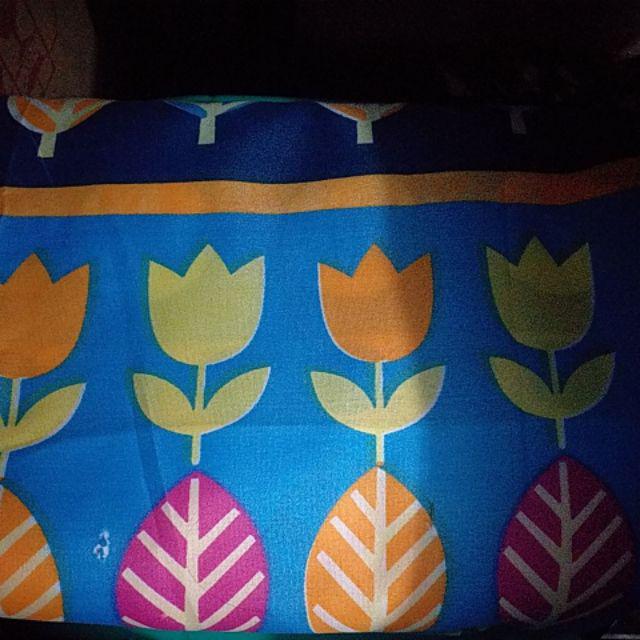 Bahan Kain Sprei Motif Classic Vintage Daun Leaf Dewasa Cantik Unik Meteran Gulungan Murah