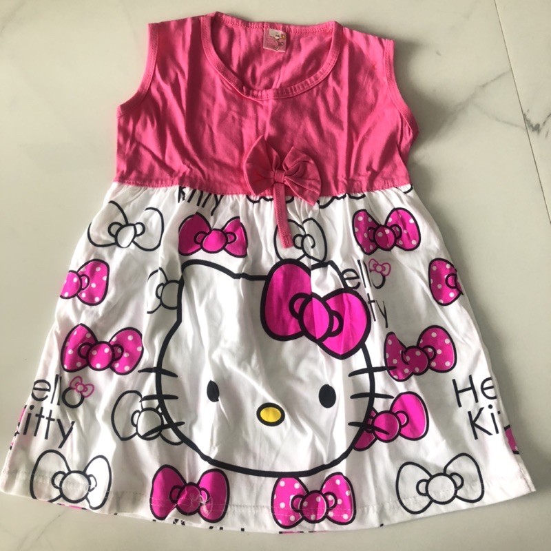 DRESS ANAK PEREMPUAN HELLO KITTY KATUN ADEM