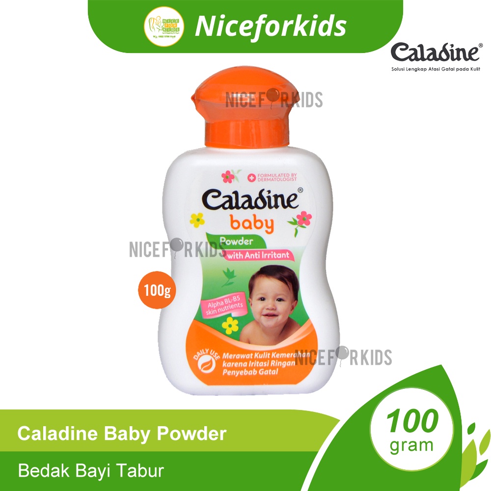 Caladine Baby Powder 55 gr 100 gr / Bedak Bayi Mengurangi Iritasi dan Merawat Kulit Bayi