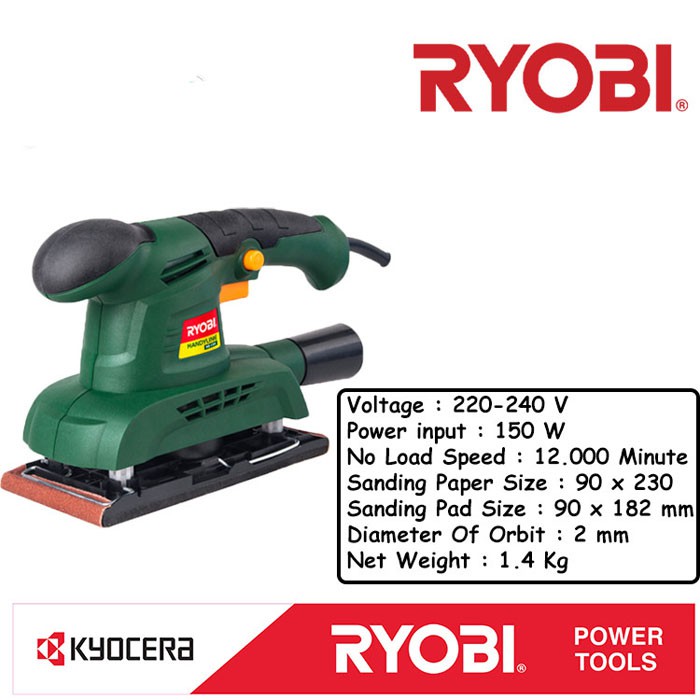 Ryobi HS-150 HS150 Orbital Sander Mesin Amplas 150W