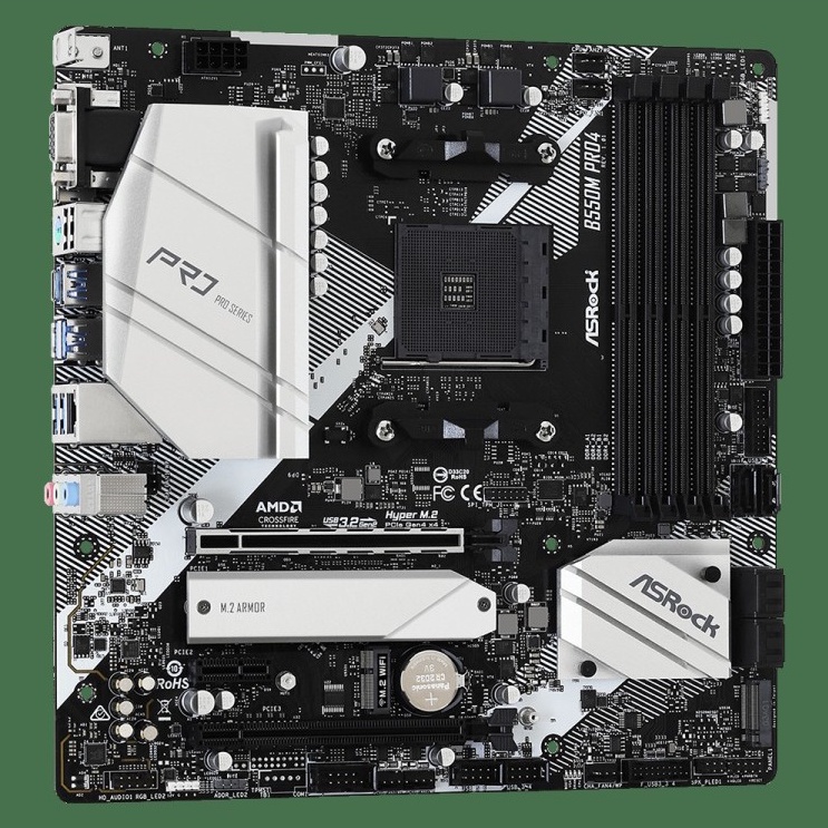 ASROCK B550M PRO4 - AM4 MATX GAMING MOTHERBOAD