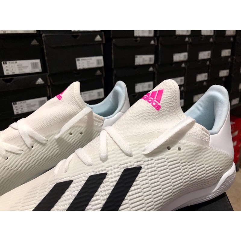 Big Promo Sepatu Futsal Adidas X 19.3 In White Pink Eg7153 Original Bnib