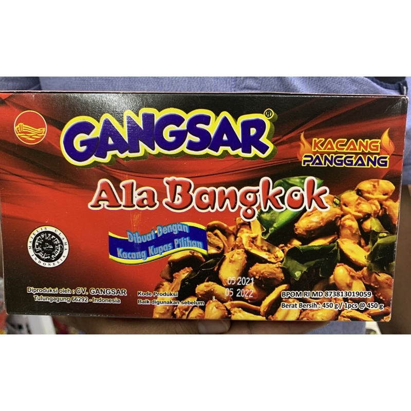 Gangsar Kacang panggang Ala Bangkok 450g Khas Tulungagung