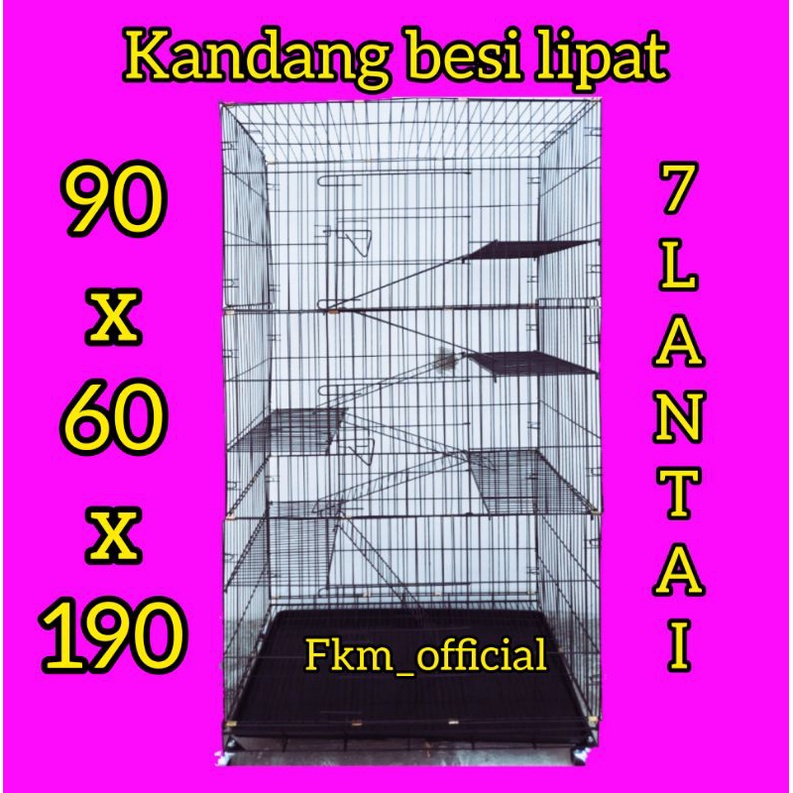 Kandang hewan kucing kelinci anjing musang 04T7