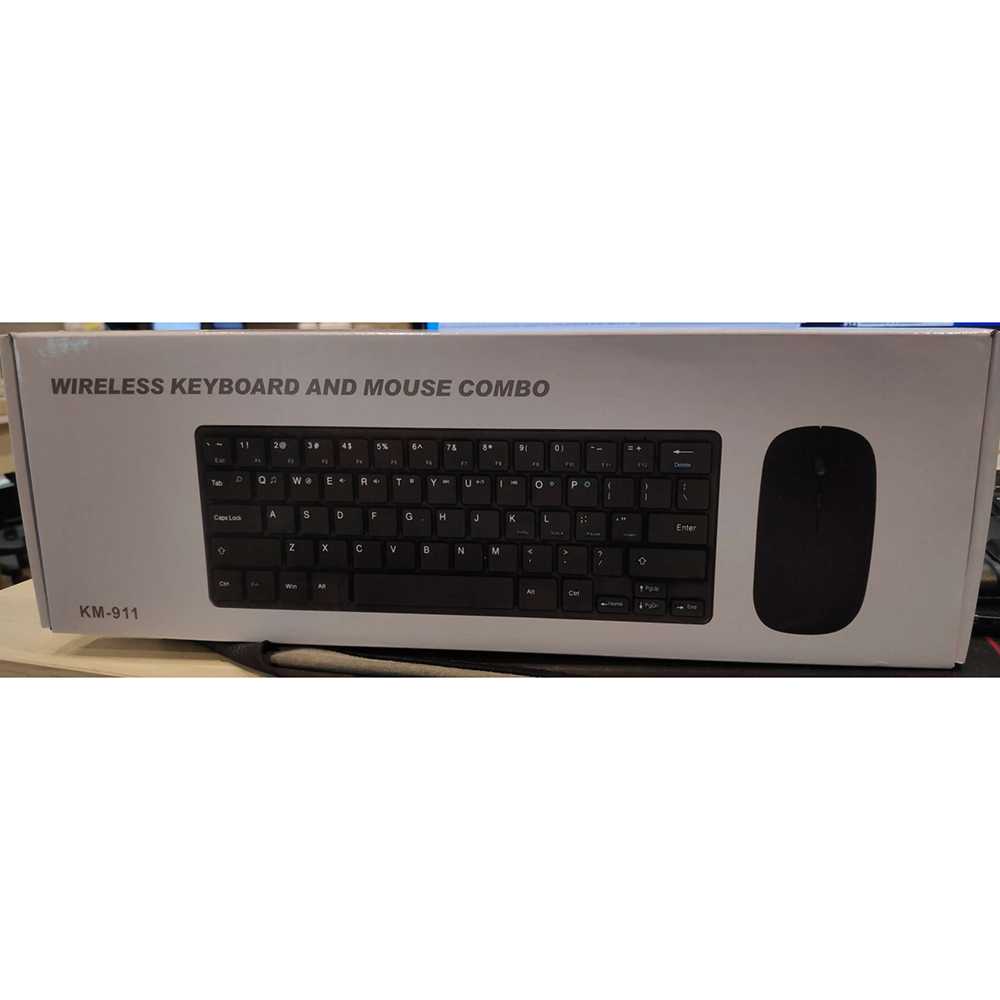 TG-BA Kimsnot Wireless Keyboard Mouse Combo Ergonomic 64 Keys 2.4GHz KM911