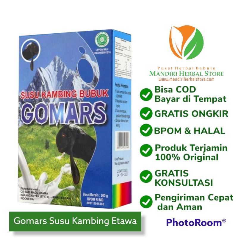 

Susu Kambing Etawa Gomars Original 200gram