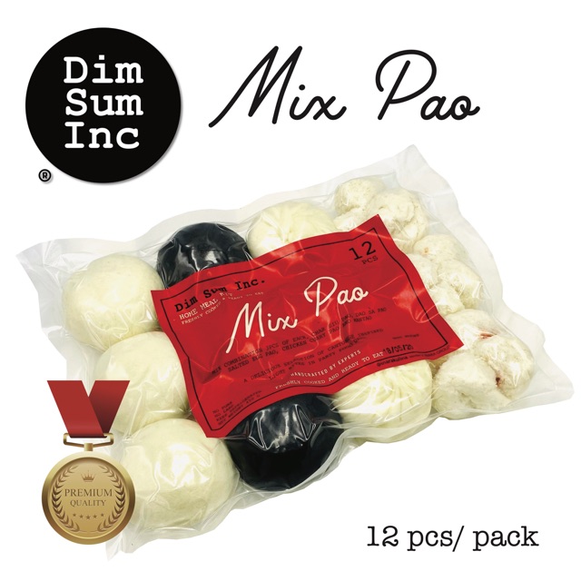 

MIX PAO FROZEN - dim sum beku / pao beku / frozen dimsum / bakpao isi / bakpao telur asin / chasiu