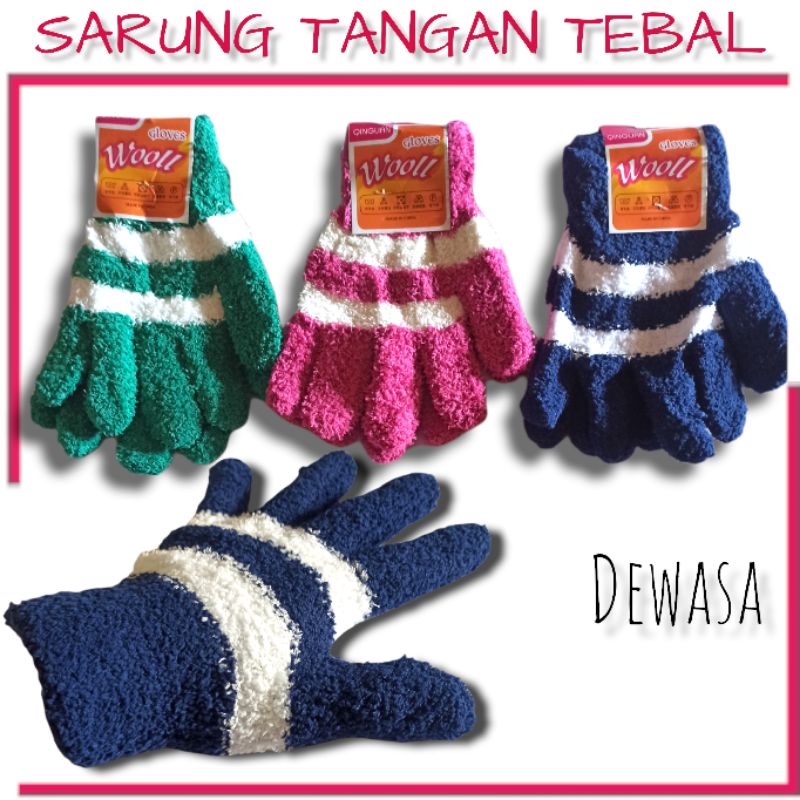 Sarung Tangan Wooll Bulu Wanita Import/Sarung Tangan Motor