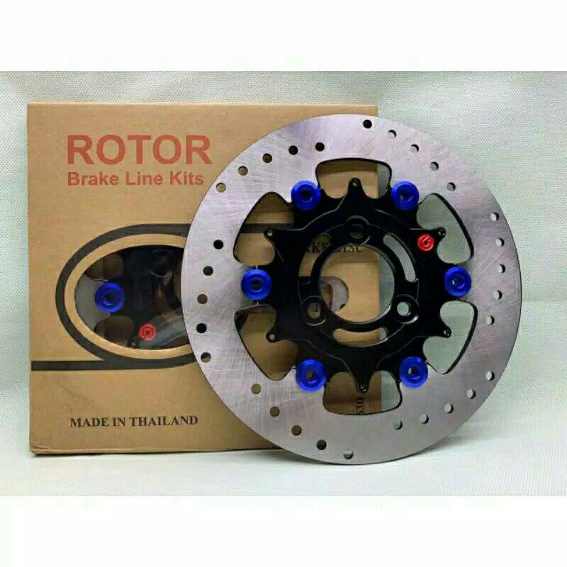 DISC PIRINGAN DEPAN MIO J 3 LUBANG ROTOR FLOATING UKURAN 220MM ORI THAILAND