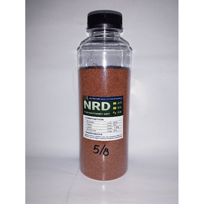 Pelet NRD 500 800 micron nrd 5/8 pakan ikan cupang guppy ikan hias