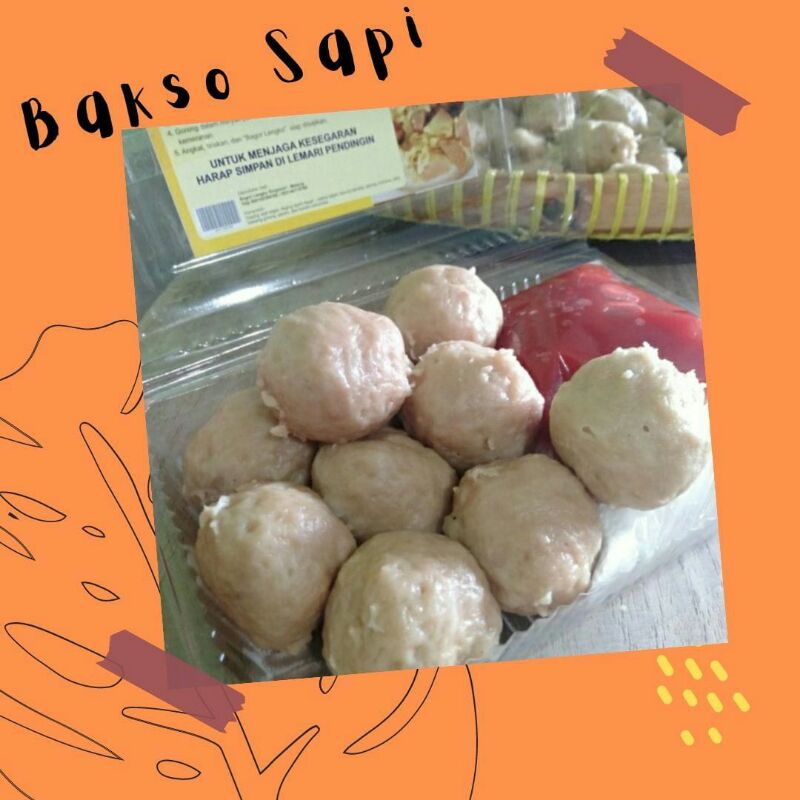 

Paket bakso sapi