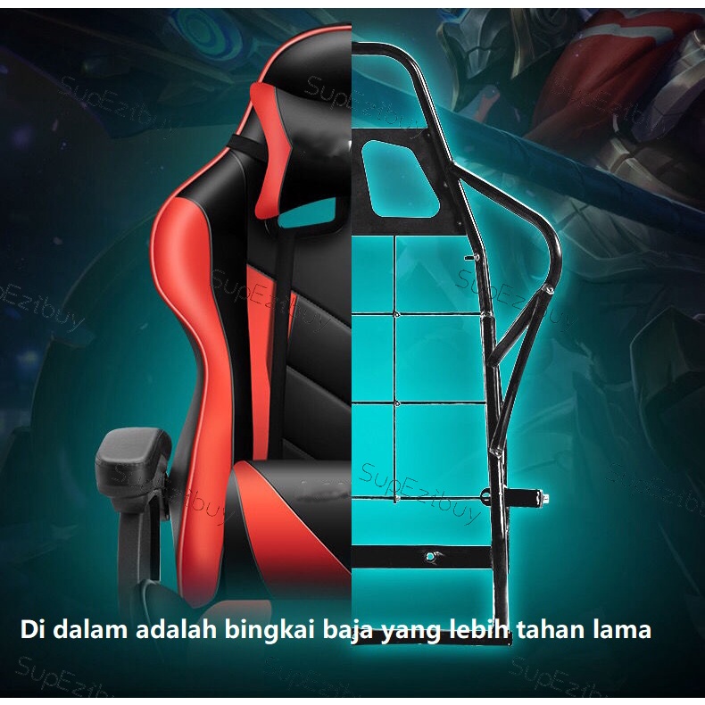 Kursi Gaming Murah/Kursi Santai Kursi/Gamers/Kursi Gamer/Kursui Putar / Kursi Game / Kursi Hidrolik / Gaming Chair / Kursi permainan/kursi kantor profesional/kursi ergonomis