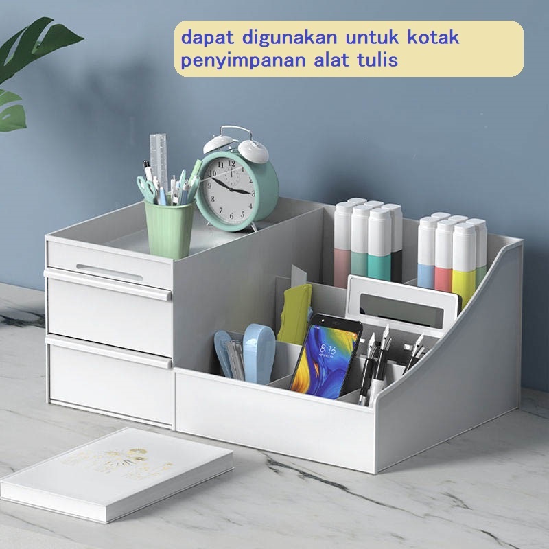 Rak Kosmetik Mini/Cosmetic Storage Drawer/Kotak Penyimpanan Makeup Organizer/Rak Kosmetik/Storage Laci Organiser/Rak Makeup Storage/Skincare Tempat Kosmetik/Kotak Laci Penyimpanan