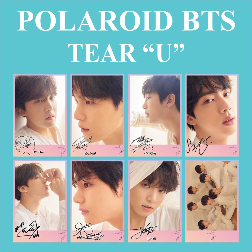 (READY STOCK) POLAROID BTS TEAR KPOP MURAH