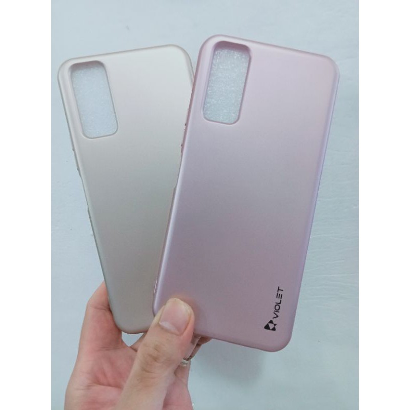 VIVO Y12S BABY SKIN ULTRATHIN CASING SOFTCASE VIOLET SILIKON