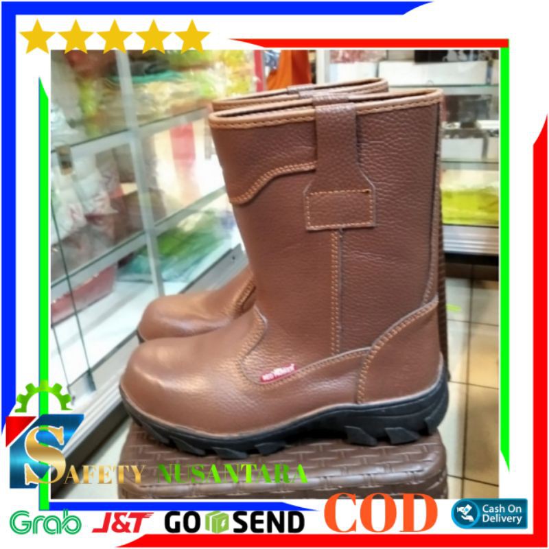 Sepatu Safety Red Parker T186 - Safety Shoes Red Parker T 186 Original