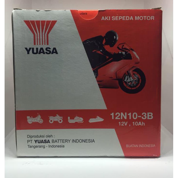 Jaminan Yuasa Aki Basah Untuk Motor 10 A, 12V Promo