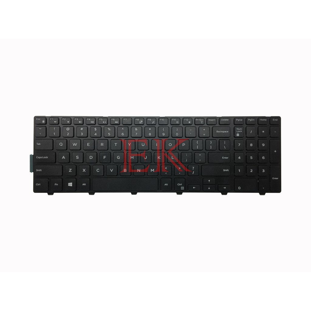Keyboard Laptop Dell Inspiron 15-3000 15-5000 Series Hitam