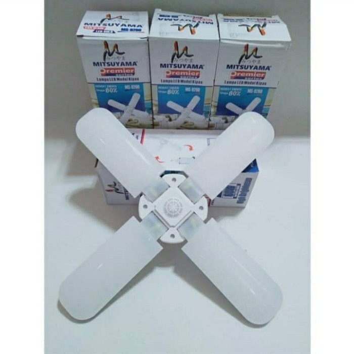 BOHLAM LAMPU LED MS-9260 RL-9360 MODEL KIPAS 4 BALING 60WATT