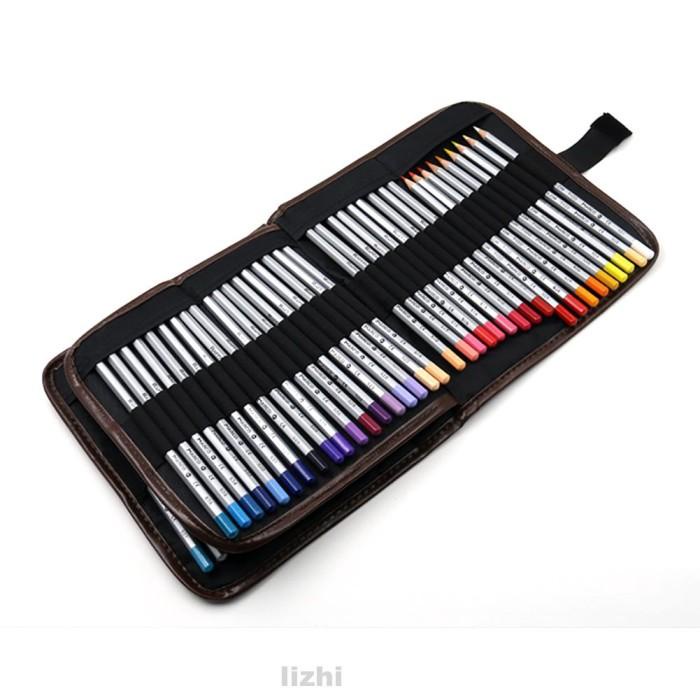 

Stand | 72 Hole Canvas Large Pencil Brush Bag Pen Case Holder Storage