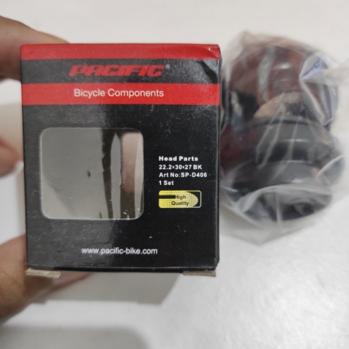 Headset Pacifik 22,2 mm mangkok fork garpu sepeda drat ulir