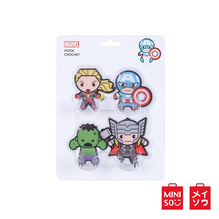 Miniso Official Marvel Hook Gantungan  Baju  Ironman 