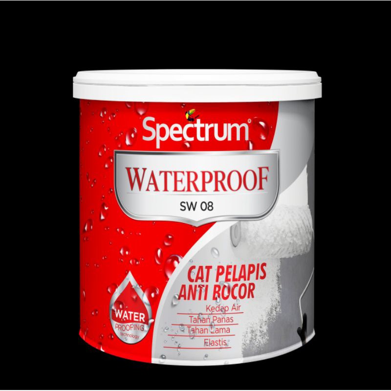 specrum waterproof cat tembok cat pelapis anti bocor