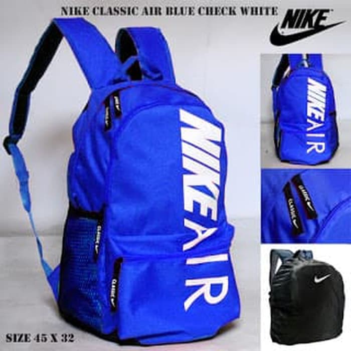 tas ransel nike classic air gym sekolah backpack pria laptop gembok