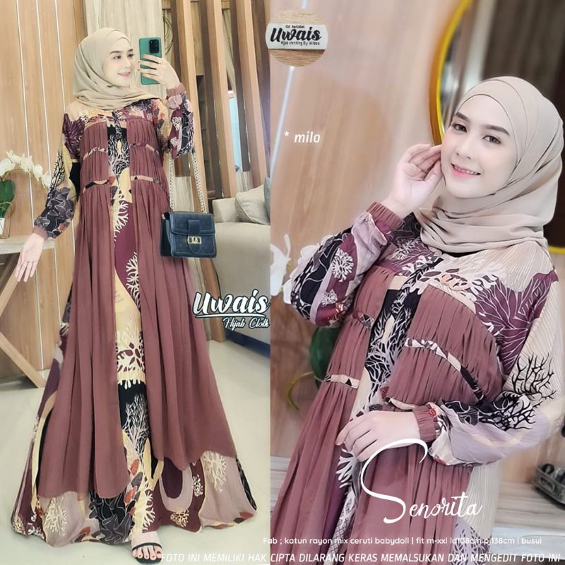 Senorita #2 DRESS Gamis Panjáng Wanita by Chorry