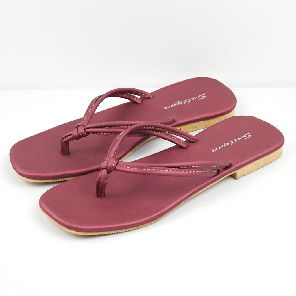 Sandal  Andin Slop Teplek Tali Wanita Bantalan Empuk (NS 01)