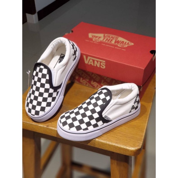 SEPATU ANAK VANS  SLIP ON CHEKERBOARD PREMIUM HIGH QUALITY SEPATU SLOP ANAK