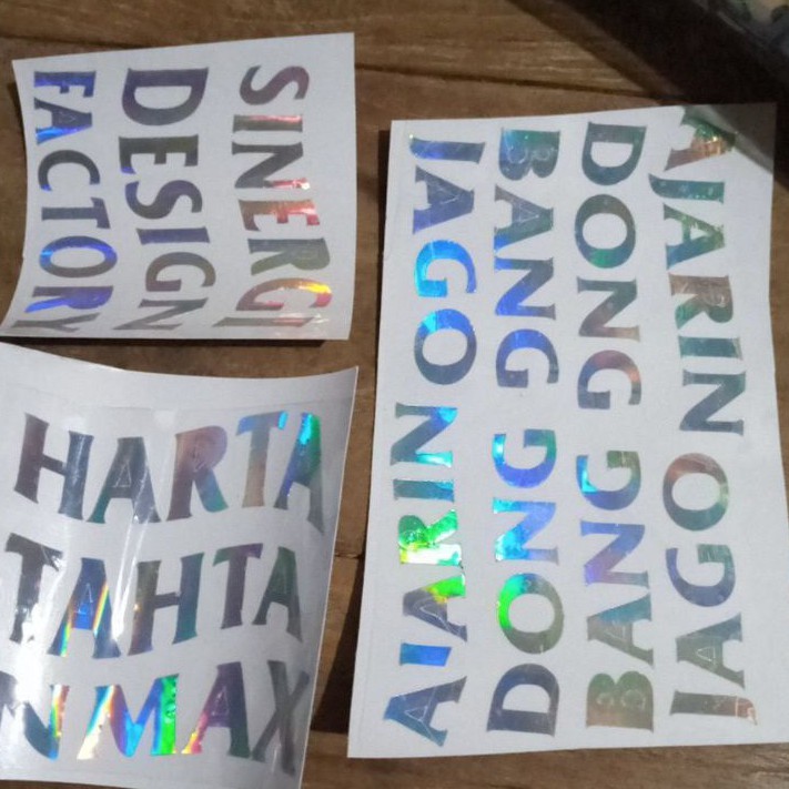

stiker harta tahta nama BOLEH REQUEST