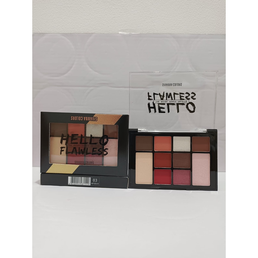 SIVANNA COLORS FANTASTIC MAKEUP PALETTE HF5014/EYESHADOW/WATERPROOF/TAHAN LAMA