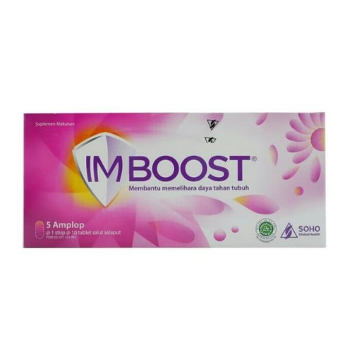Imboost tablet box 5 amplop @ 10 tablet (50 tablet)